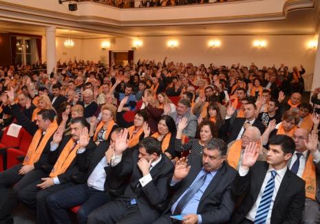 PDL-iştii bihoreni protestează împotriva bugetului votat pe 2014